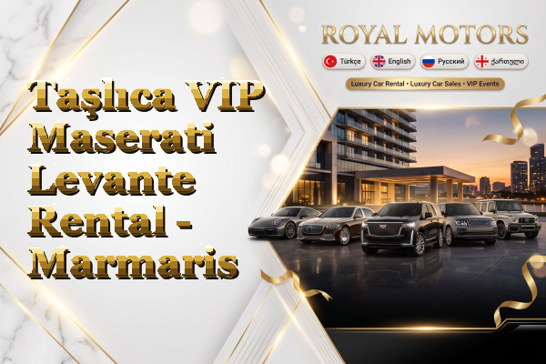 Taşlıca VIP Maserati Levante Rental - Marmaris