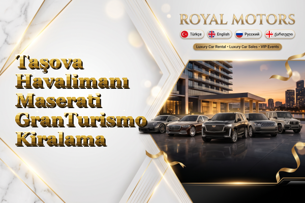 Taşova Havalimanı Maserati GranTurismo Kiralama