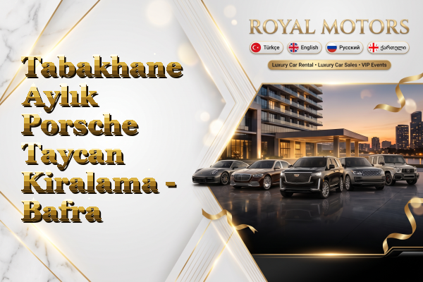 Tabakhane Aylık Porsche Taycan Kiralama - Bafra