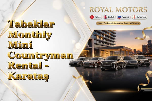 Tabaklar Monthly Mini Countryman Rental - Karataş