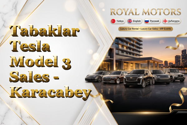Tabaklar Tesla Model 3 Sales - Karacabey