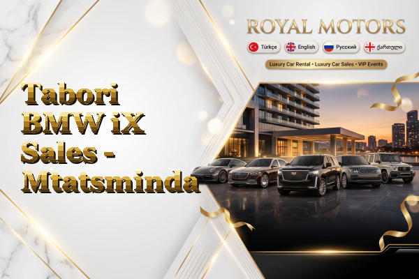 Tabori BMW iX Sales - Mtatsminda