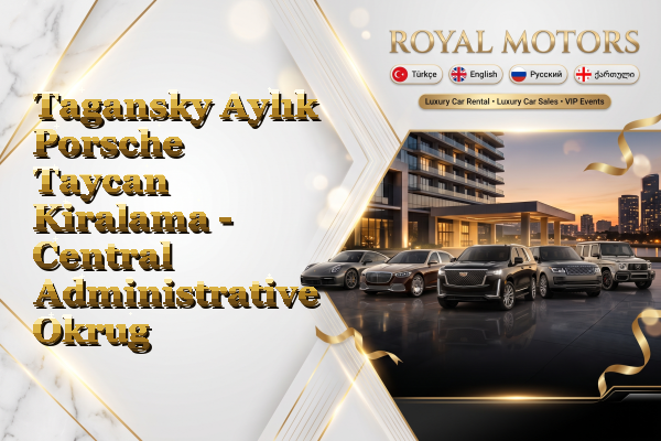 Tagansky Aylık Porsche Taycan Kiralama - Central Administrative Okrug