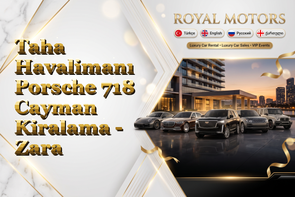 Taha Havalimanı Porsche 718 Cayman Kiralama - Zara