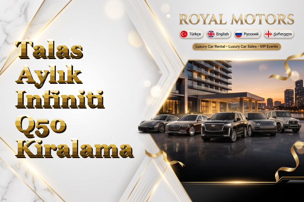 Talas Aylık Infiniti Q50 Kiralama