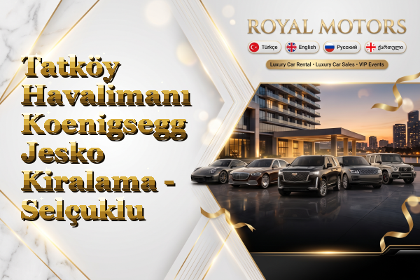 Tatköy Havalimanı Koenigsegg Jesko Kiralama - Selçuklu