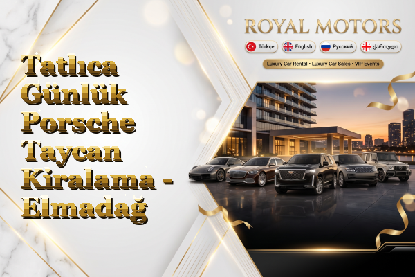 Tatlıca Günlük Porsche Taycan Kiralama - Elmadağ