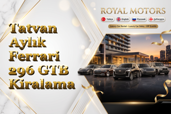 Tatvan Aylık Ferrari 296 GTB Kiralama
