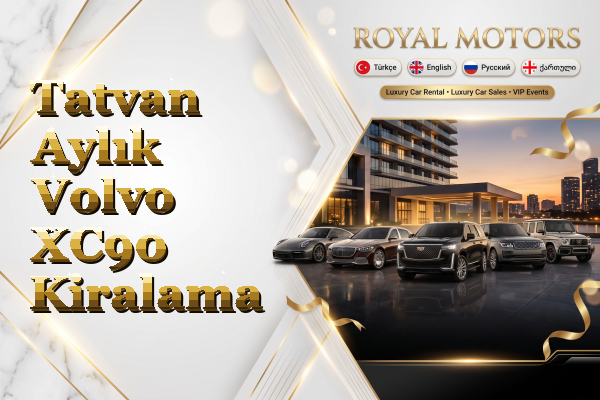 Tatvan Aylık Volvo XC90 Kiralama