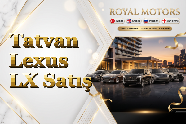 Tatvan Lexus LX Satış