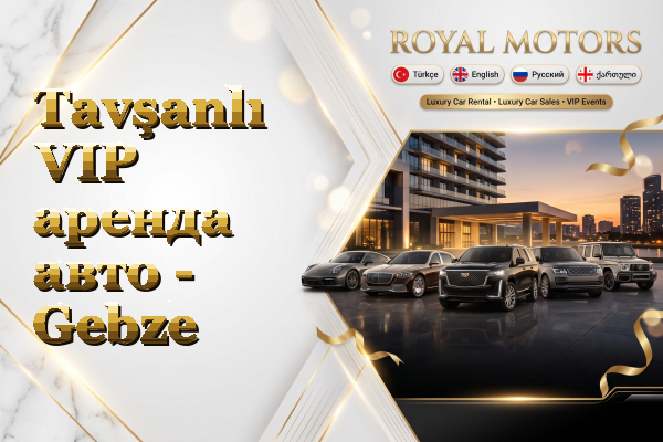 Tavşanlı VIP аренда авто - Gebze