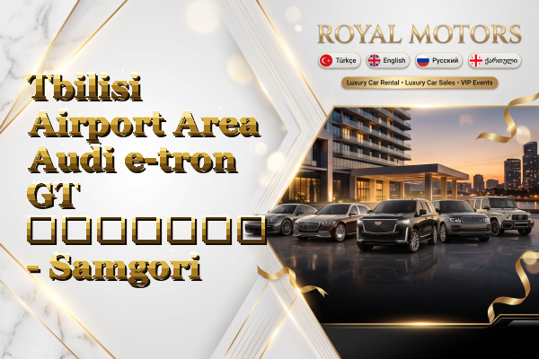 Tbilisi Airport Area Audi e-tron GT გაყიდვა - Samgori