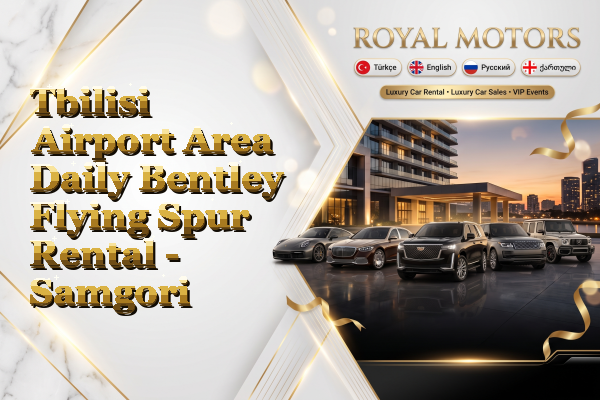 Tbilisi Airport Area Daily Bentley Flying Spur Rental - Samgori