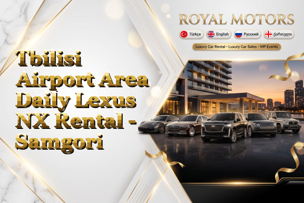 Tbilisi Airport Area Daily Lexus NX Rental - Samgori