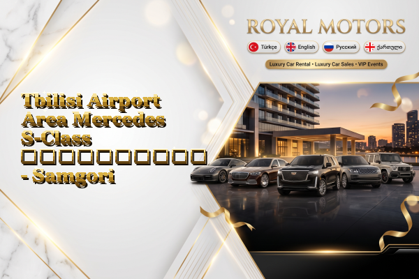 Tbilisi Airport Area Mercedes S-Class გაქირავება - Samgori