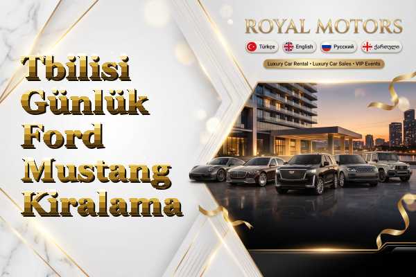 Tbilisi Günlük Ford Mustang Kiralama