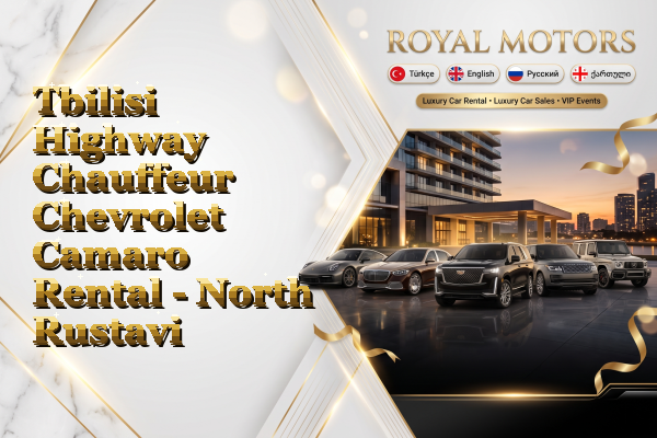 Tbilisi Highway Chauffeur Chevrolet Camaro Rental - North Rustavi
