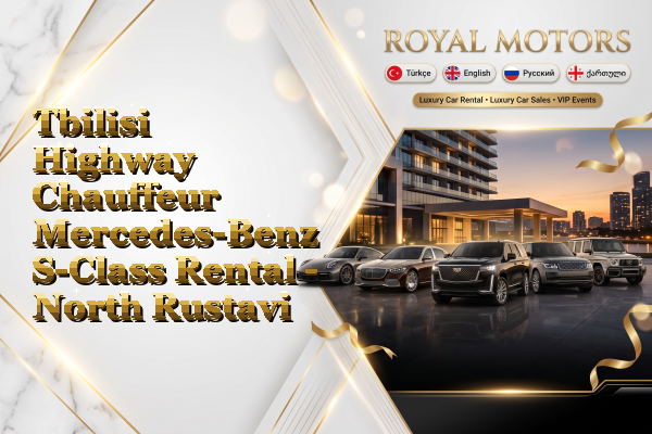 Tbilisi Highway Chauffeur Mercedes-Benz S-Class Rental - North Rustavi