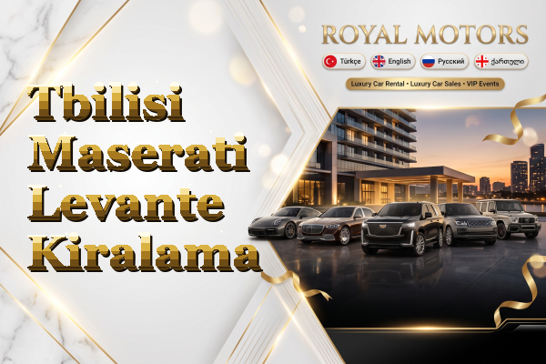 Tbilisi Maserati Levante Kiralama