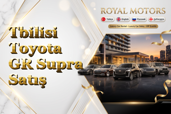 Tbilisi Toyota GR Supra Satış