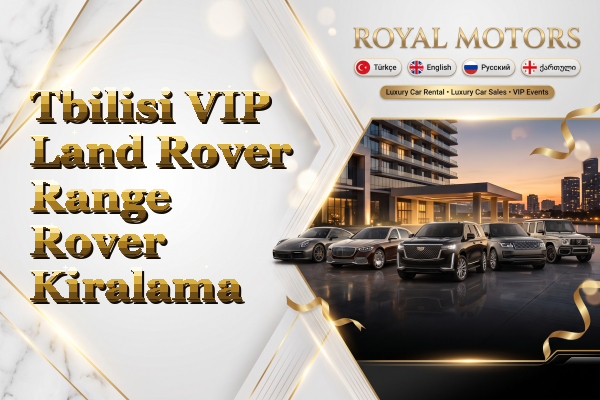 Tbilisi VIP Land Rover Range Rover Kiralama