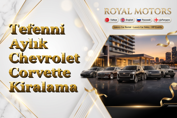 Tefenni Aylık Chevrolet Corvette Kiralama