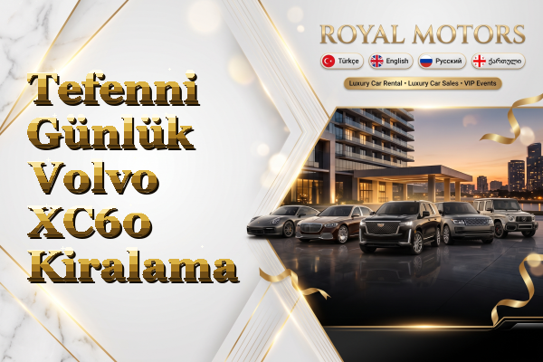 Tefenni Günlük Volvo XC60 Kiralama