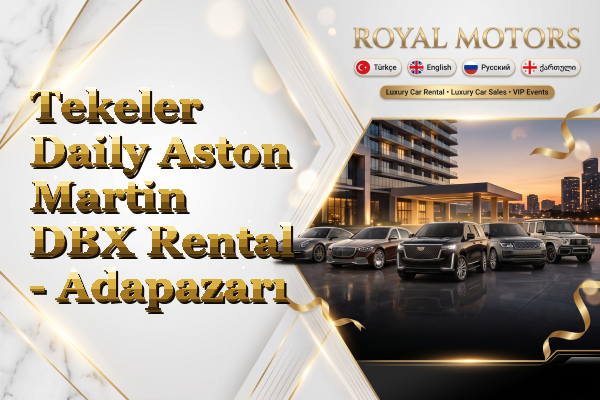 Tekeler Daily Aston Martin DBX Rental - Adapazarı