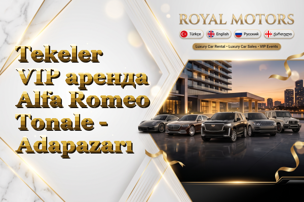 Tekeler VIP аренда Alfa Romeo Tonale - Adapazarı