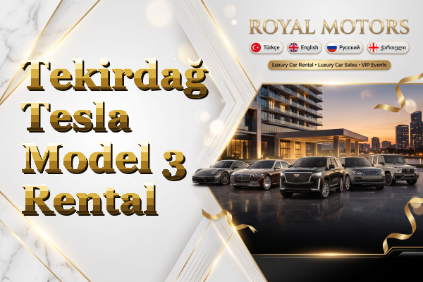 Tekirdağ Tesla Model 3 Rental