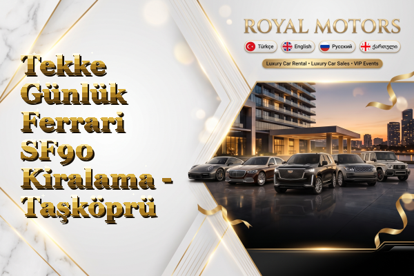 Tekke Günlük Ferrari SF90 Kiralama - Taşköprü