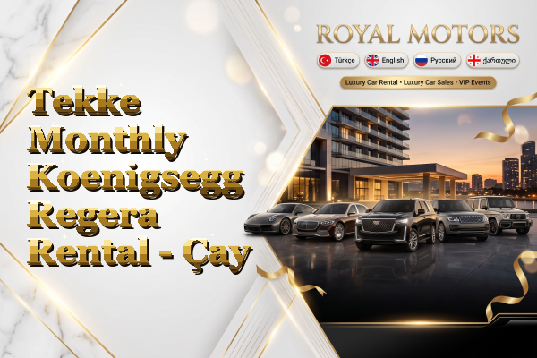 Tekke Monthly Koenigsegg Regera Rental - Çay