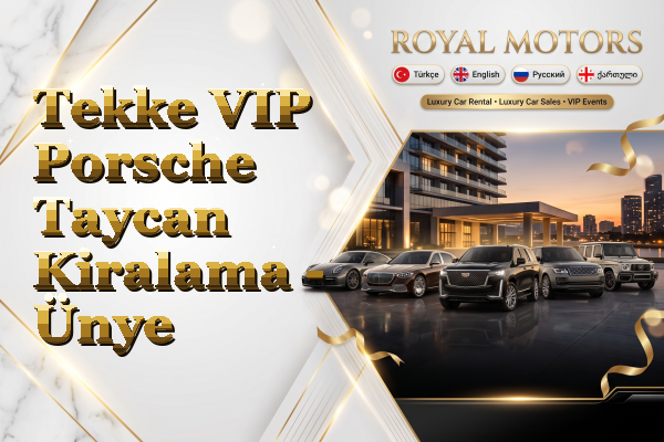 Tekke VIP Porsche Taycan Kiralama - Ünye