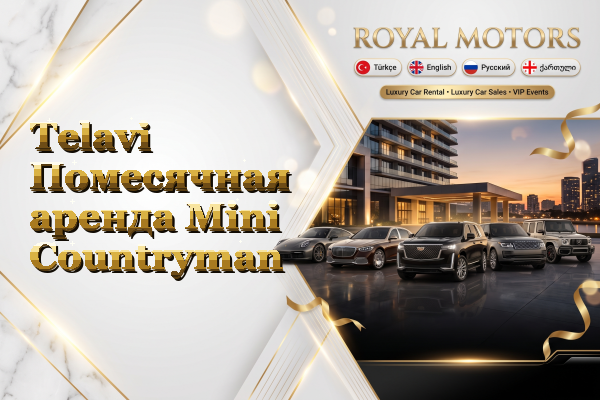 Telavi Помесячная аренда Mini Countryman