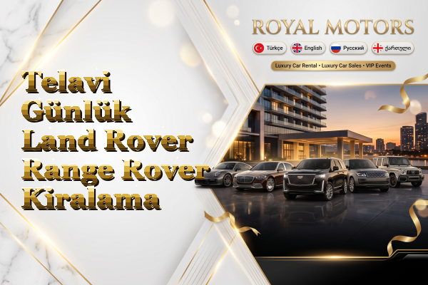 Telavi Günlük Land Rover Range Rover Kiralama