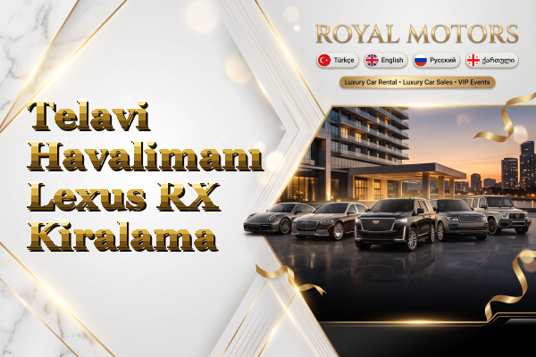 Telavi Havalimanı Lexus RX Kiralama