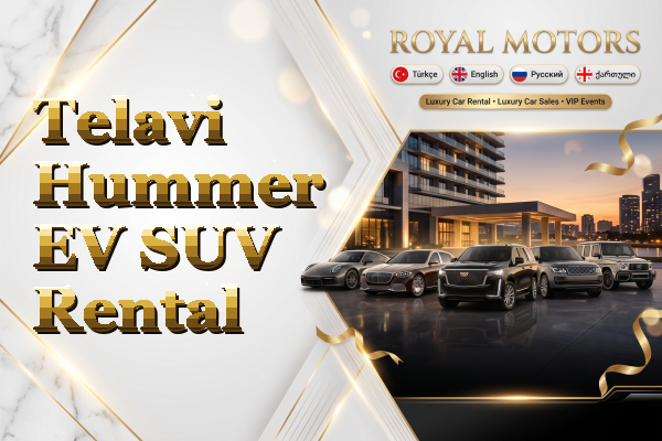 Telavi Hummer EV SUV Rental