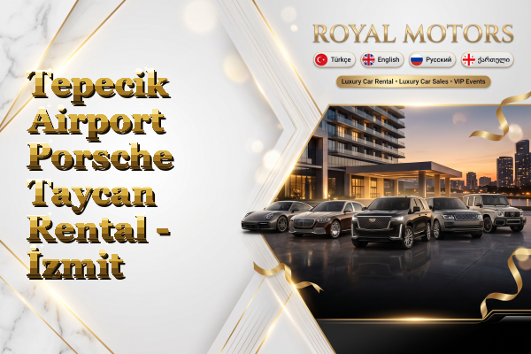 Tepecik Airport Porsche Taycan Rental - İzmit