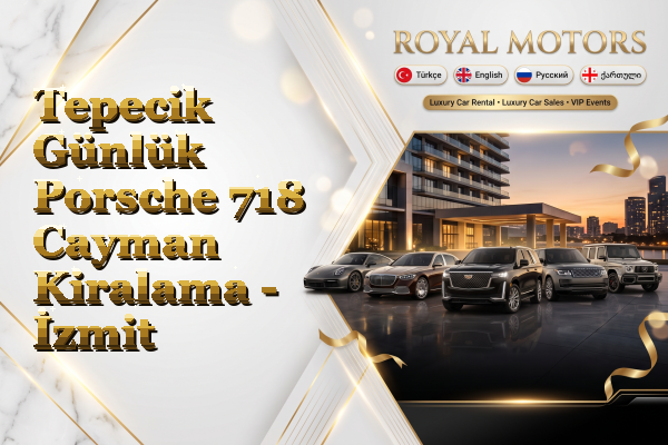 Tepecik Günlük Porsche 718 Cayman Kiralama - İzmit