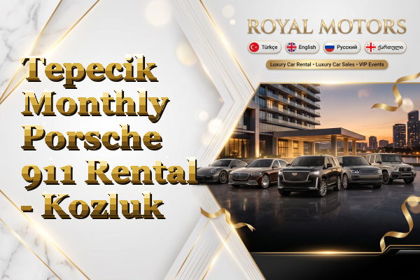 Tepecik Monthly Porsche 911 Rental - Kozluk