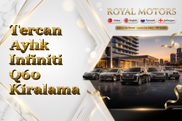 Tercan Aylık Infiniti Q60 Kiralama