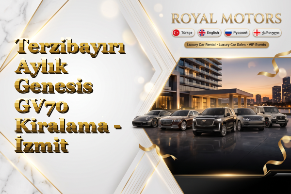 Terzibayırı Aylık Genesis GV70 Kiralama - İzmit