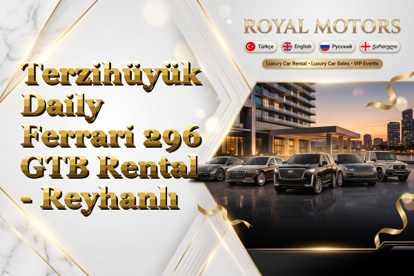 Terzihüyük Daily Ferrari 296 GTB Rental - Reyhanlı