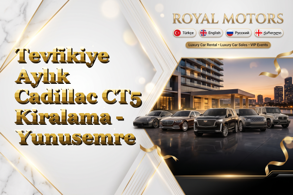 Tevfikiye Aylık Cadillac CT5 Kiralama - Yunusemre