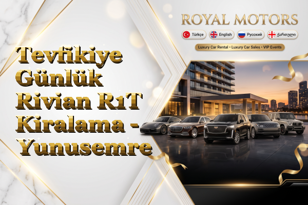 Tevfikiye Günlük Rivian R1T Kiralama - Yunusemre