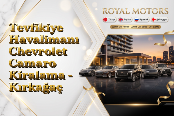 Tevfikiye Havalimanı Chevrolet Camaro Kiralama - Kırkağaç