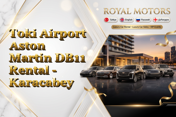 Toki Airport Aston Martin DB11 Rental - Karacabey