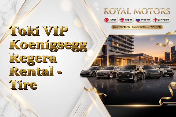 Toki VIP Koenigsegg Regera Rental - Tire
