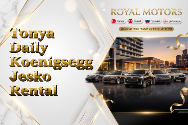 Tonya Daily Koenigsegg Jesko Rental