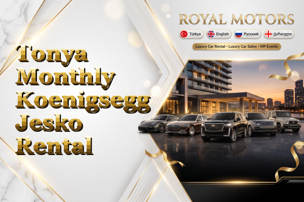 Tonya Monthly Koenigsegg Jesko Rental